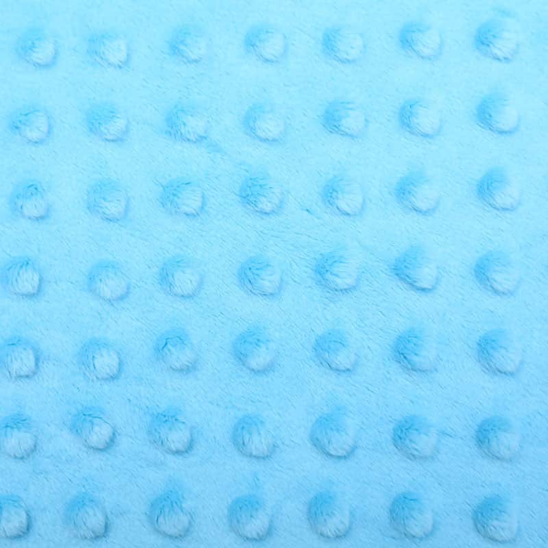 Polyester printed blue wholesale embossed minky super soft fabric for baby blanket