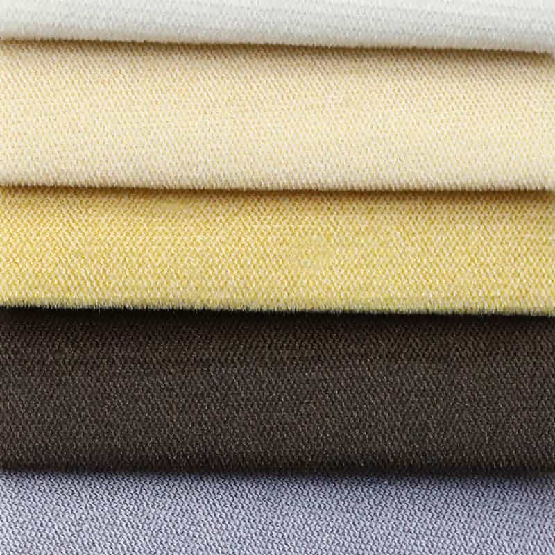 100% polyester sofa velvet fabric bonded with TC upholstery